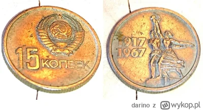 darino - 15 kopiejek 1967r
#numizmatyka #monety #cccp
