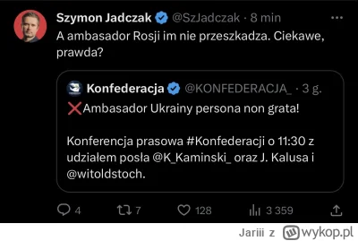 Jariii - @Rasteris: Chcesz Rosjan prowokować? Panu ambasadorowi zrobiłoby się przykro...