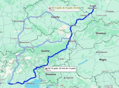 jmuhha - Droga którą mógł przejechać podejrzany od ostatniego śladu jego przebywania ...