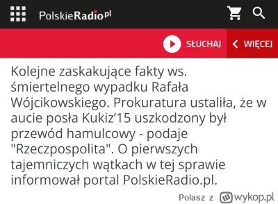 Polasz - @PANZERDIVISIONDAS_AUTISMUS: tak. Prokuratura uznała, że to nie miało wpływu...