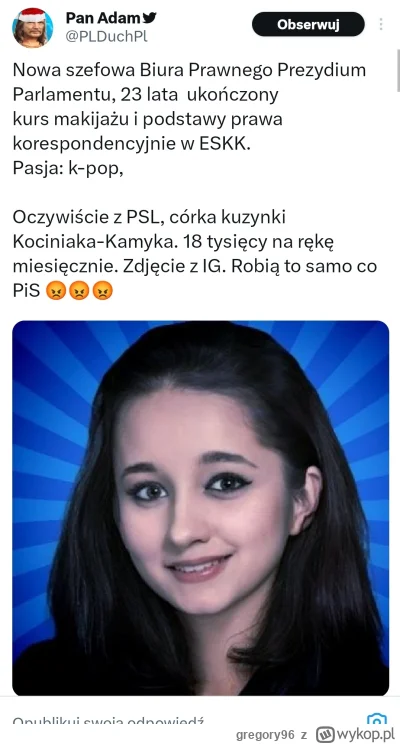 gregory96 - Że niektórzy nabrali się na ten wpis... przecież nie ma takiej instytucji...