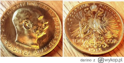 darino - 1915 RDR  100 Koron  ( ͡° ͜ʖ ͡°)
#numizmatyka #monety #zloto