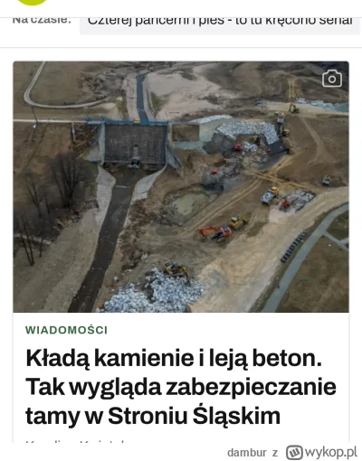 dambur - #powodz  może się nie znam ale widzę że prace prowadzone są jedynie po stron...