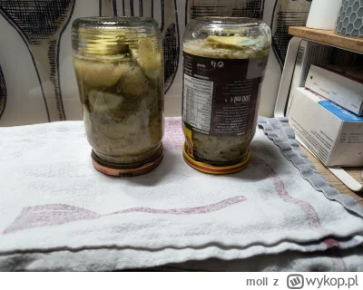 moll - Zaczynają się ogórki w ogródku, więc pierwsze dwa słoiczki w tym sezonie - pla...