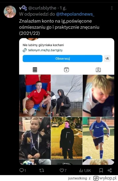 justwalking - @lossiemkos89: sprawa jest ciekawa, bo w roku 21/22 miał fejk konto na ...