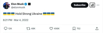 widmo82 - https://x.com/elonmusk/status/1892988248936374711
Elon Muskov brnie w gówni...