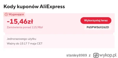 stanley8989 - Hej
Przypomniało mi się, że mam kupon do majfrenda ale nie mam potrzeby...