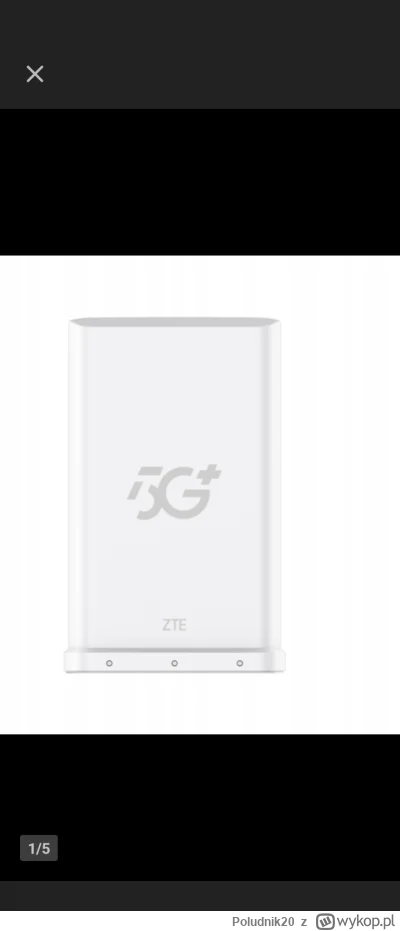 Poludnik20 - Naprawdę nie da się kupić używanego routera 5G, nawet takiego kieszonkow...