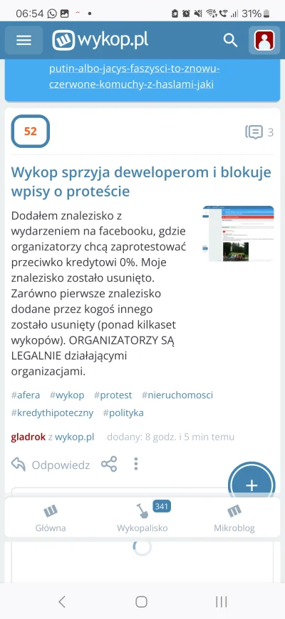 gladrok - #moderacjacontent #nieruchomosci #protest #afera #kredythipoteczny

Czy moż...