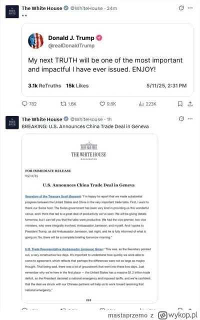 mastaprzemo - PILNE!!!! 
Czyżby odwrócony kissinger?!?! 
Dowiemy się tego już wkrótce...