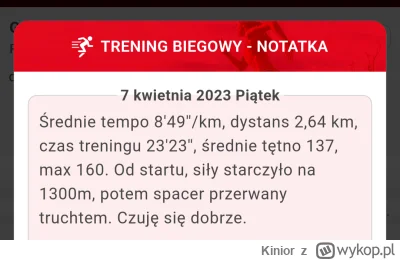 Kinior - @abc3 tej, ja myślałem, że Ty Harpagan! 4:36 będę miał w przyszłym roku! ;) ...