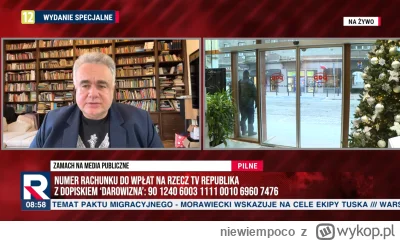 niewiempoco - #tvpis Sakiewicz z ulgą oznajmił ze wyrzuceni dziennikarze idą do TV Re...