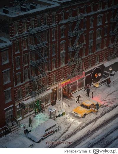 Perspektyma - Początkowo chciałem stworzyć tylko nowojorską taksówkę, ale dość szybko...