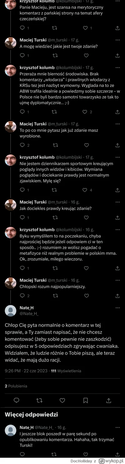 DocHolliday - nie no turski top pies
#kanalsportowy #famemma