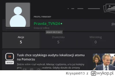 Kryspin013 - @ImperatorWladek: sporo piwiurów dzisiaj spadło. Ten to nawet nie przeży...