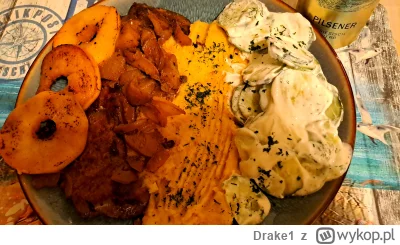 Drake1 - #gotujzwykopem 

Chłop se zrobił wontrupke z japkiem i cebulom, plus mizeria...