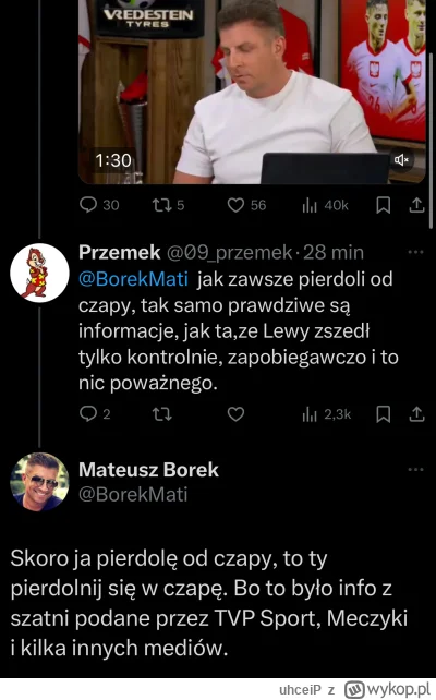 uhceiP - Mati znowu pokazuje, że ma mocną psychę #mecz #borek #kanalsportowy