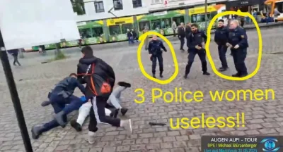 Tja88 - #rownouprawnienie #bekazrozowychpaskow #policja #niemcy #mannheim #auslanderr...