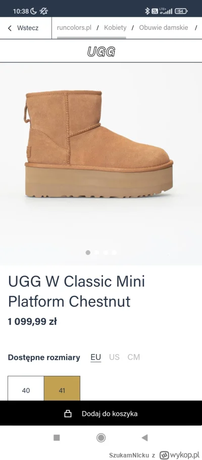 SzukamNlcku - @WielkiNos: aż sprawdziłem co to są za buty to UGG. 
Hahahaha takie #!$...
