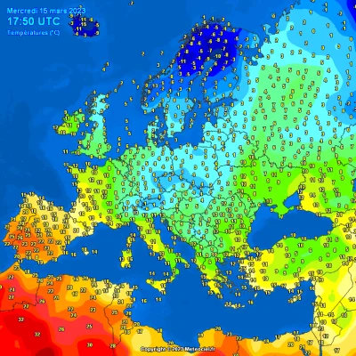 Majestic12 - A w Hiszpanii i Portugalii w tym momencie 26C ( ͡° ͜ʖ ͡°)
#pogoda