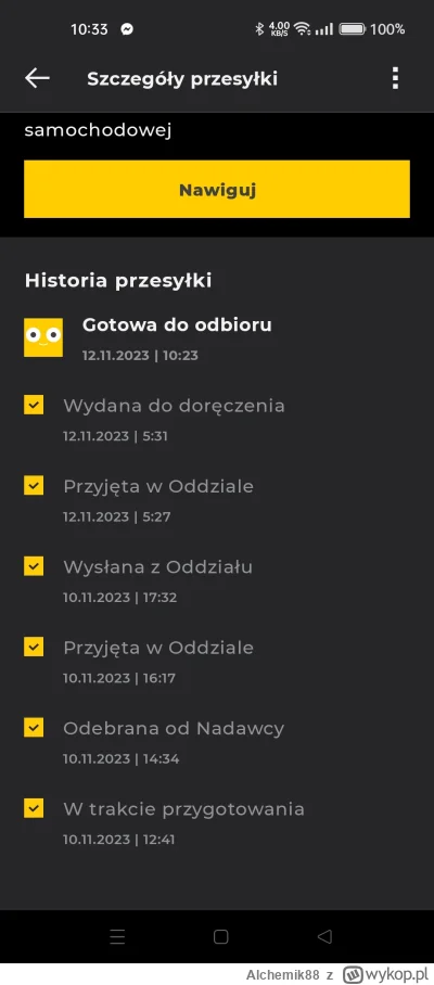 Alchemik88 - Czy oni mają jeszcze wolne po za świętami? Po cholerę mam Poczta Polska ...