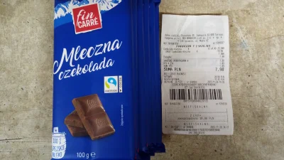 kicek3d - Udało się jeszcze kupić └[⚆ᴥ⚆]┘(ale dopiero w drugim sklepie). Czekolada  p...