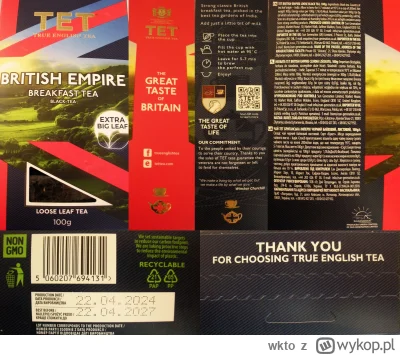 wkto - #listaproduktow
#herbataczarna liściasta british empire TET (True English Tea)...