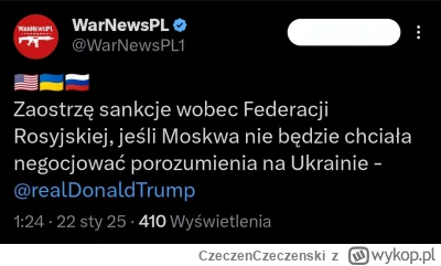 CzeczenCzeczenski - Docisnąć kacapa do ściany, przykręcić śrubę jeszcze bardziej 

#u...