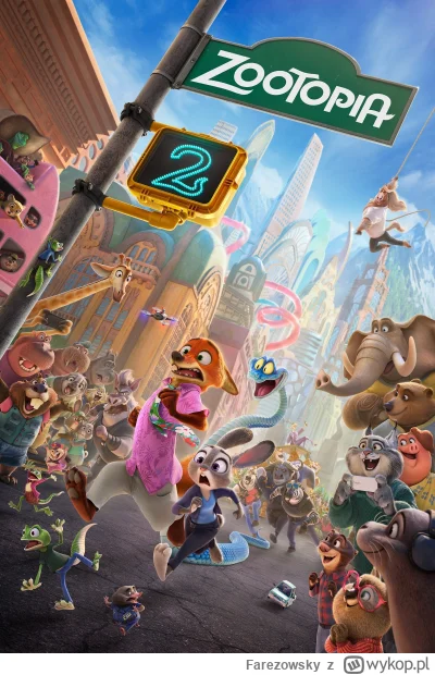 Farezowsky - Disney jak chce to potrafi.
Druga część Zootopi przebija pierwszą i jest...