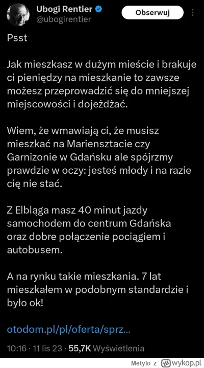 Metylo - Kolejny absolwent Akademii chłopskiego rozumu 

#nieruchomosci