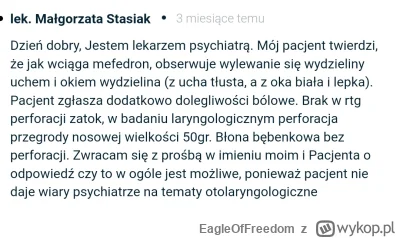 EagleOfFreedom - Opinia Pana Konstantego z Abc zdrowie, chyba lekarz zawodowo zajmują...