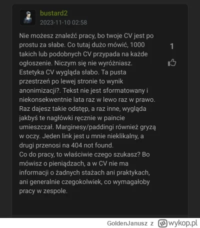 GoldenJanusz - lubię sobie czasami poczytać na forum dla programistów jak ciężko im z...