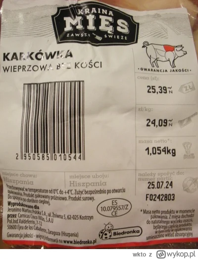 wkto - #listaproduktow
#karkowka wieprzowa bez kości Kraina Mięs #biedronka
aktualny ...