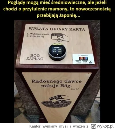 Kantorwymianymysliiwrazen - ( ͡° ͜ʖ ͡°)ﾉ⌐■-■
#bekazkatoli #kosciol #mamona #heheszki