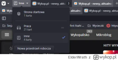ElderWrath - @jakis_login: Vivaldi, nie dość że masz grupowanie kart z dwoma poziomam...