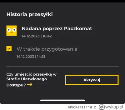 snickers111a - Panie kurier! Zabieraj pan tą pakę!!! 

InPost teraz dowozi w soboty i...