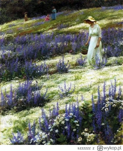 szzzzzz - Charles Courtney Curran - Ladies on a hill (1914)