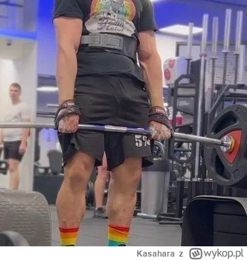 Kasahara - 400 kg w azbestowym ciągu. Rekord świata kategoria Masters LGBT

- Koszulk...