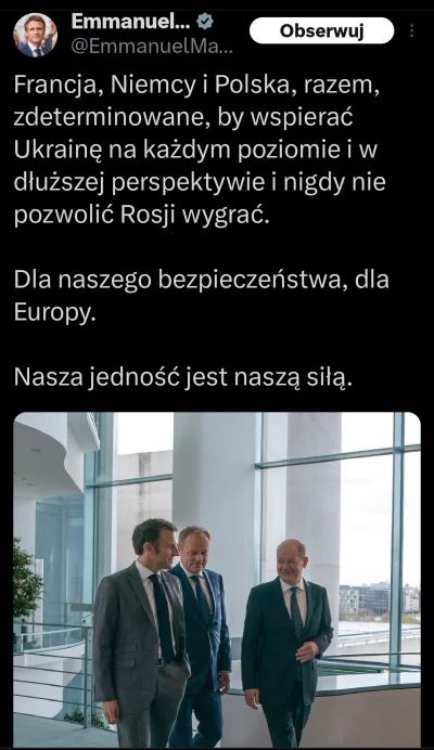 Major_Gross - #polityka W końcu Macron nauczył się polskiego.