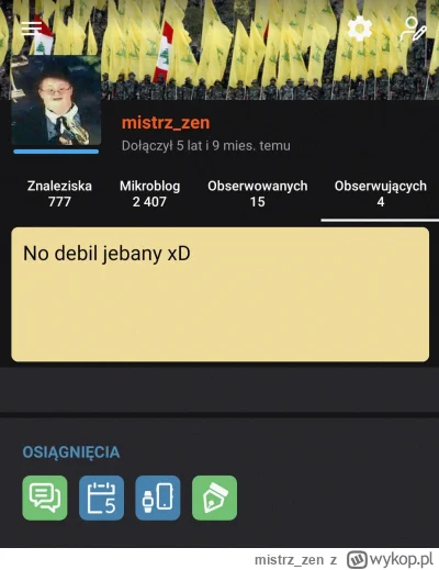 mistrz_zen - Z jedynych plusów #nowywykop to te, że można dodać notkę o samym sobie, ...