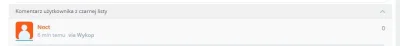Noct - Jak widzicie, mam się na czarnej liście. #wykop działa doskonale.