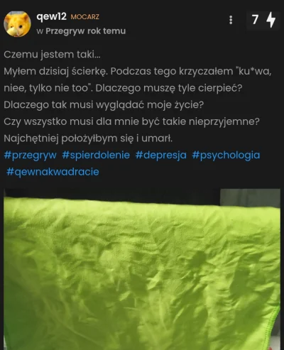 Pupypupy - @t4f9oy55: i twoje życie jest lepsze jak ciągle narzekasz? Czujesz się cho...