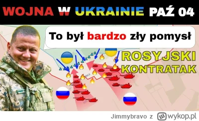 Jimmybravo - 04 PAŹ: Ukraińcy ZNISZCZYLI 14 CZOŁGÓW i OPANCERZONYCH WOZÓW BOJOWYCH ob...