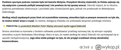 dr3vil - PiSiory przyzwyczaiły Ukraińców, że dostają wszystko czego chcą bez gadania....