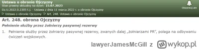 lawyerJamesMcGill - @Xing77: Według prawa to Ci napiszę, jak potrzebujesz wskazania p...