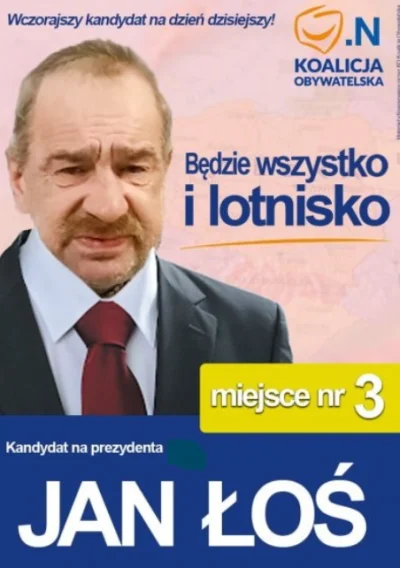 Zgryd - to jest poseł na sejm Jan Łoś #wybory