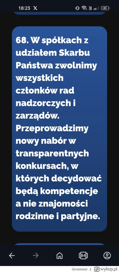 Grooveer - Warto przypomnieć jeden z konkretów Tuska odnośnie tego kto i w jaki sposó...