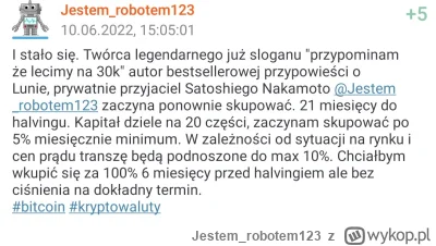 Jestem_robotem123 - Strategia założona w grudniu 2021, wiedziałem że mam to dobrze po...