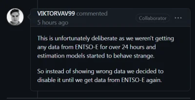 ninio - Kek, na githubie electricitymaps piszą, że problem ma trochę ponad 24h i sami...