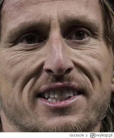 Grz3si3k - Ciekawe czy Modrić się zapomniał jak spojrzał na wynik i pomyślał że kurła...